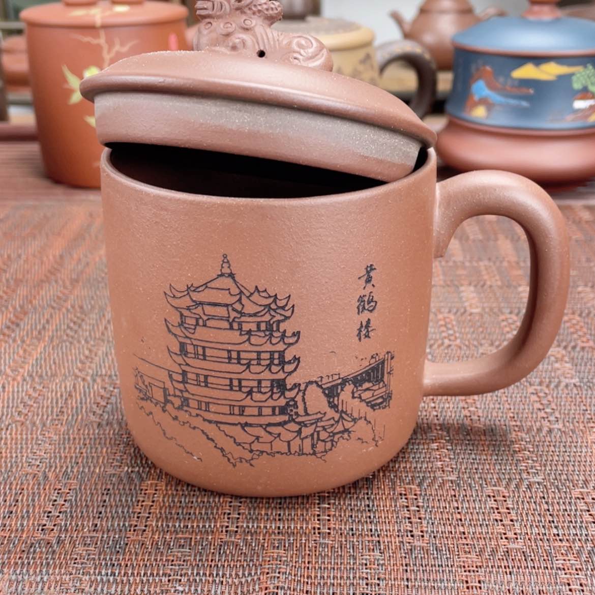 【闪购商品】紫砂茶杯宜兴原矿紫砂盖杯微瑕