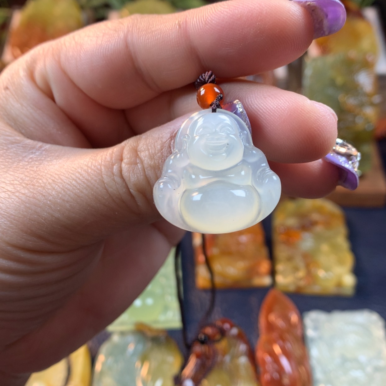 【闪购商品】蛇纹石玉颈饰未镶嵌