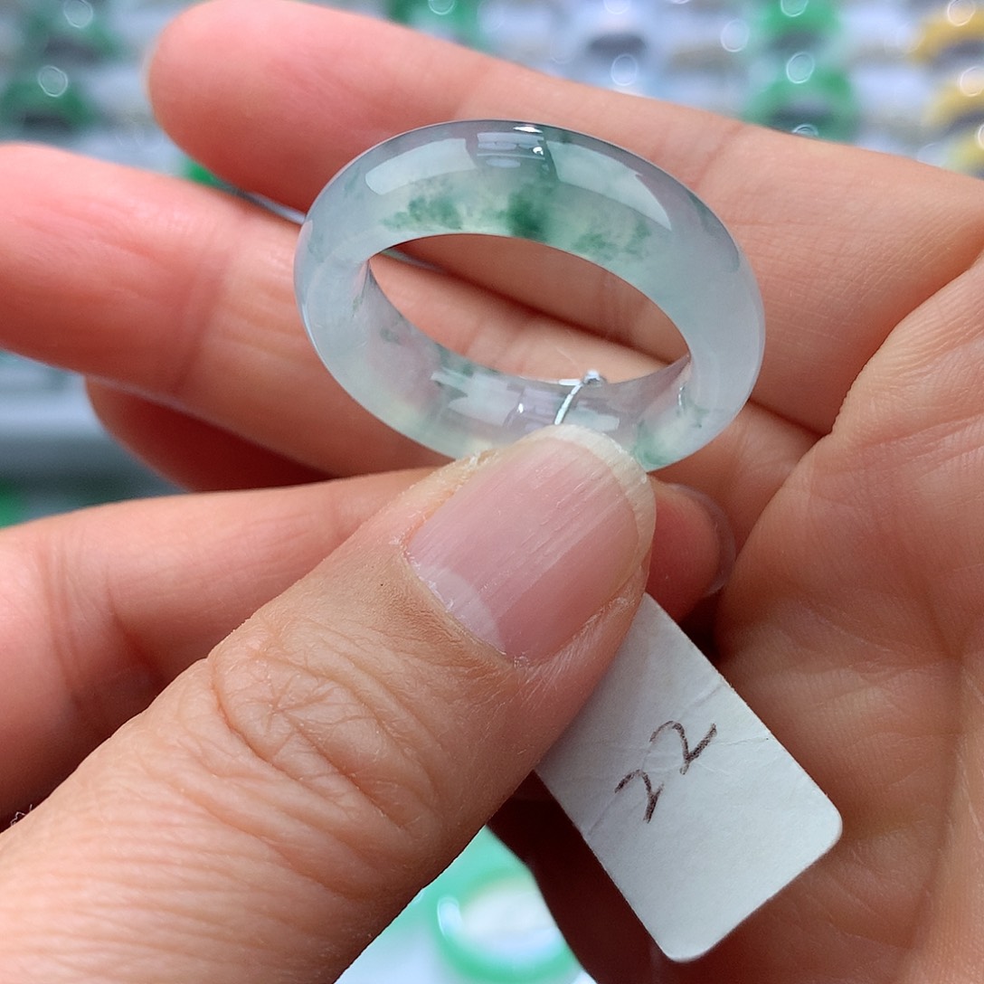 翡翠戒指未镶嵌22号