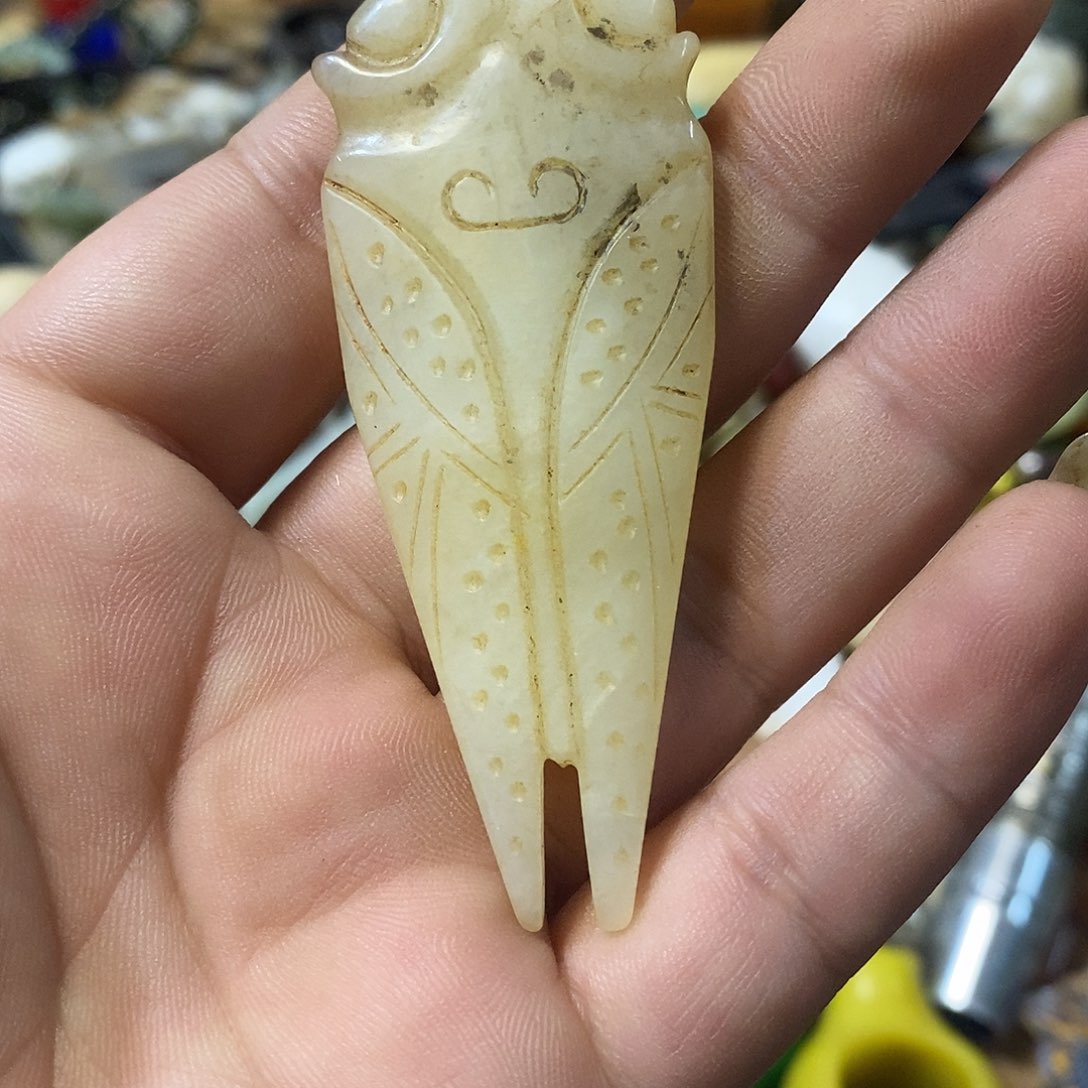 和田玉（糖玉）未镶嵌挂件