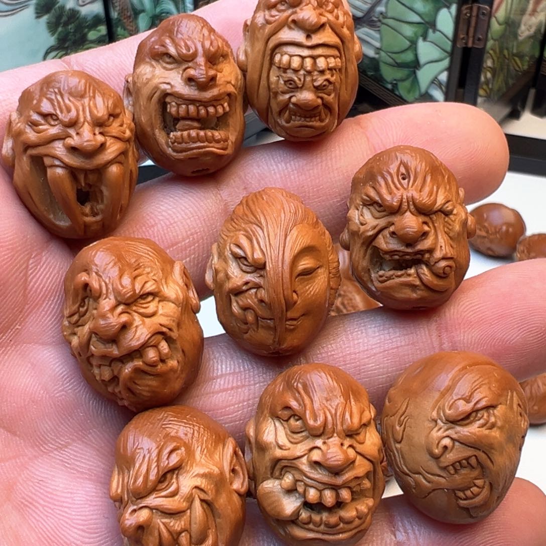 橄榄核吊坠新款百鬼