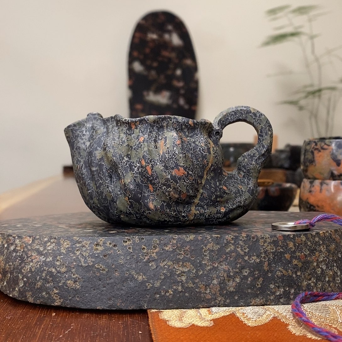 豫石匠茶周边梅花玉安山玉炸炸炸！