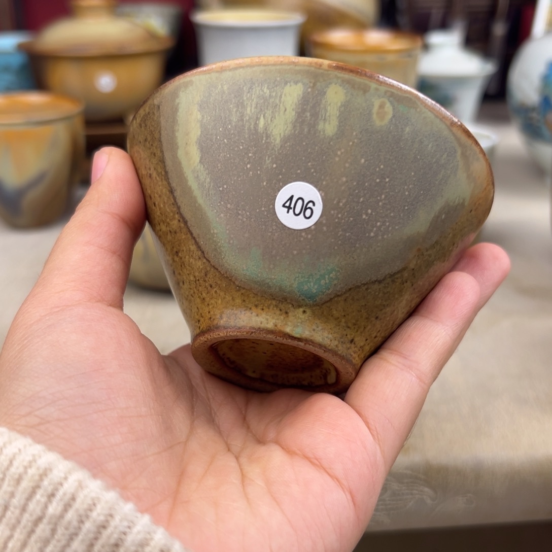 杯纯手工柴烧主人杯