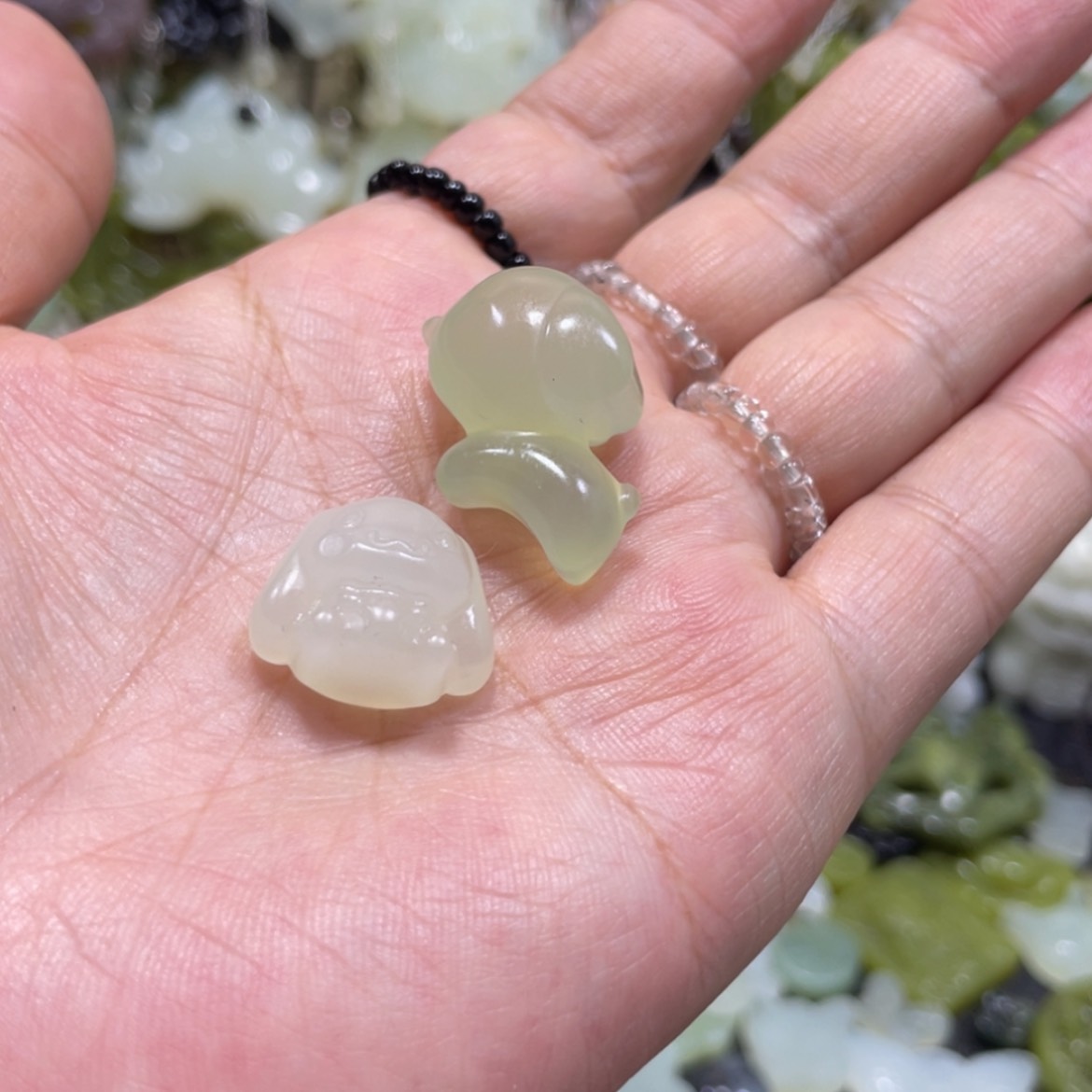 【闪购商品】岫玉颈饰未镶嵌十*34手串