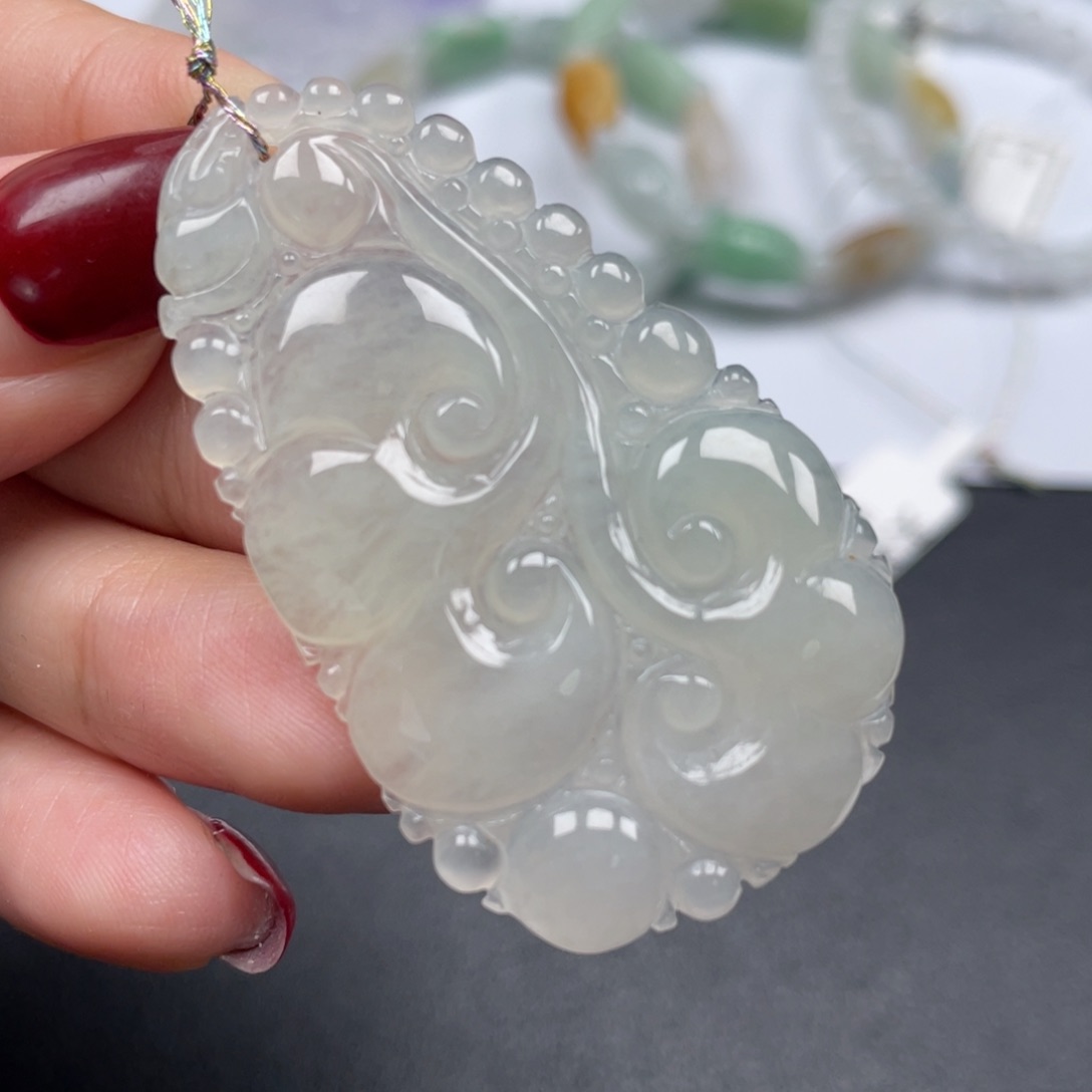 翡翠未镶嵌颈饰天然a货缅甸翡翠包邮