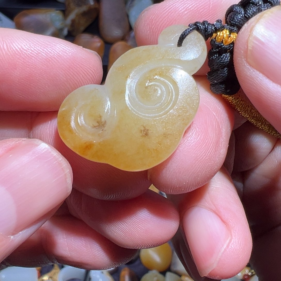 和田玉吊坠(不含链)未镶嵌