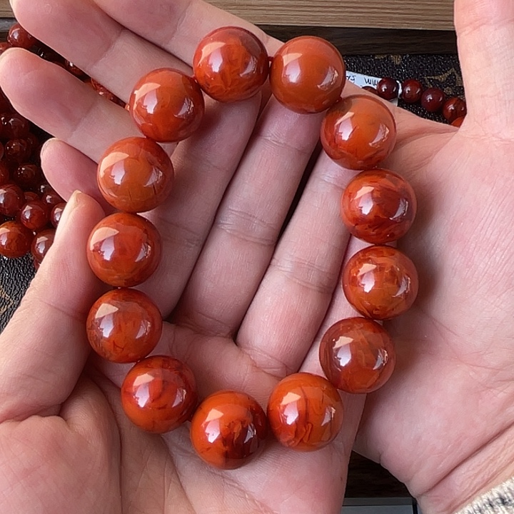 龙***天南红玛瑙未镶嵌手链