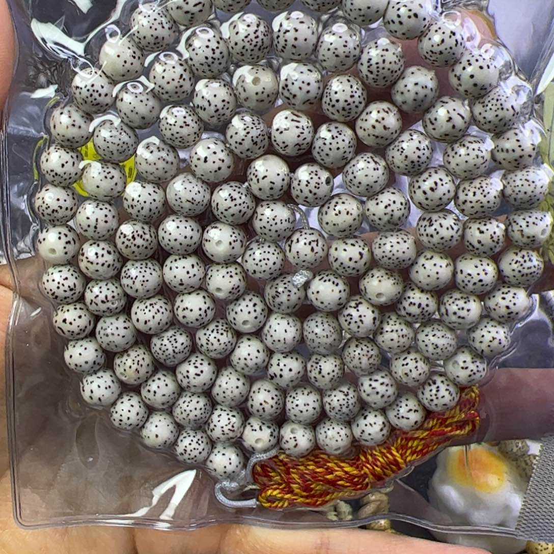 星月菩提手串原生态圆珠月8