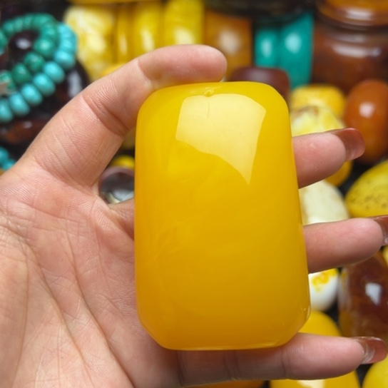 琥珀手串未镶嵌蜜蜡