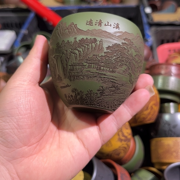 茶杯紫砂全手工紫砂主人杯