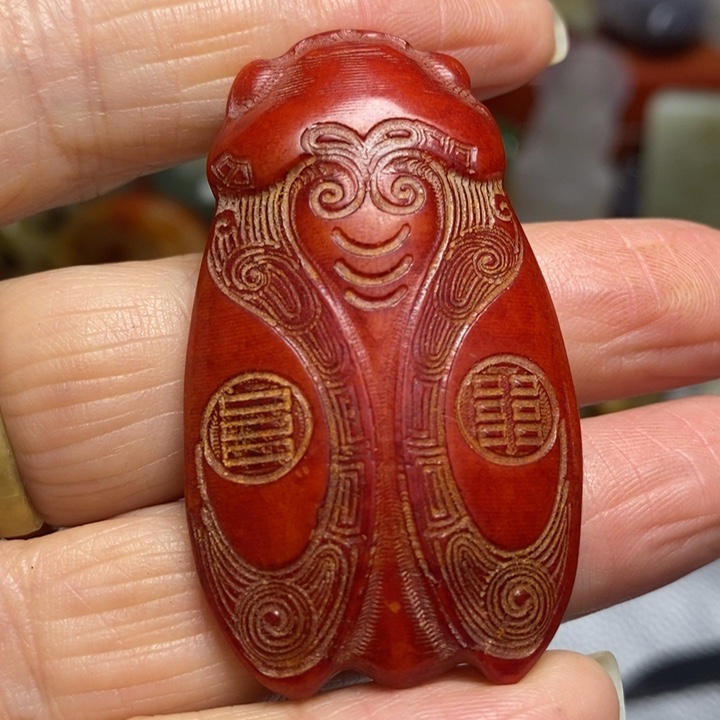 滴血莲花菩提吊坠