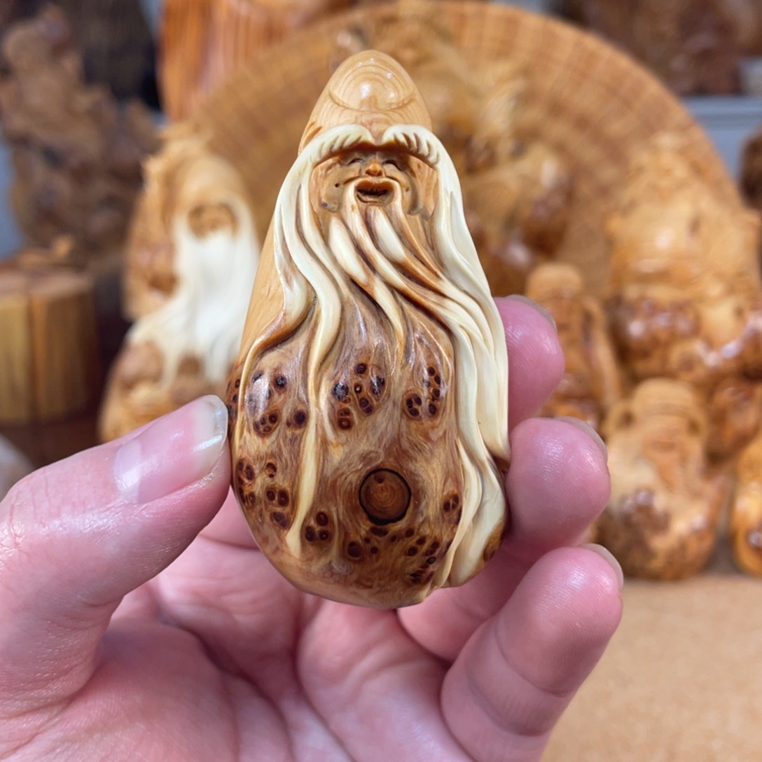 柏木（崖柏）太行崖柏精品手把件