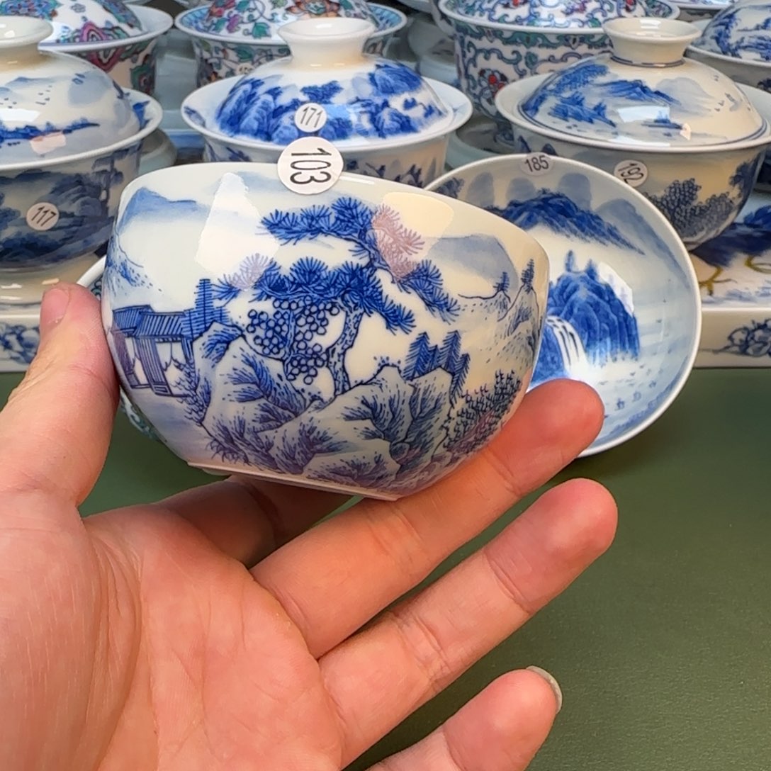 景德镇手工手绘茶具103