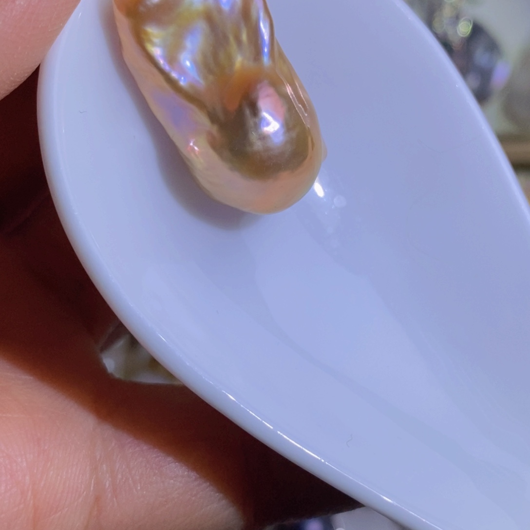 银S925镶嵌天然淡水珍珠淡水珍珠