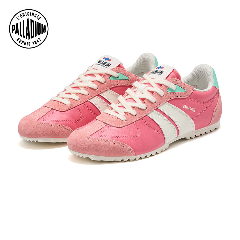 帕拉丁冬季女款休闲鞋时尚圆头低帮系带老爹鞋94924