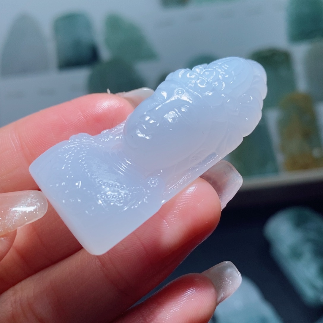 定制翡翠未镶嵌定制吊坠