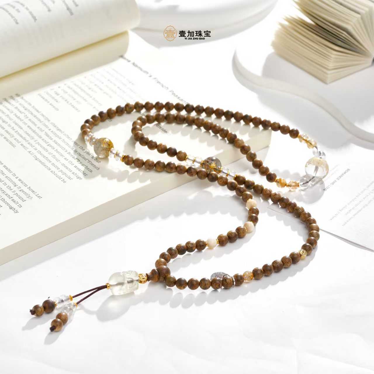 沉香壹家阿正 | 手工设计“金护c库”沉香项链多样性发其一0369