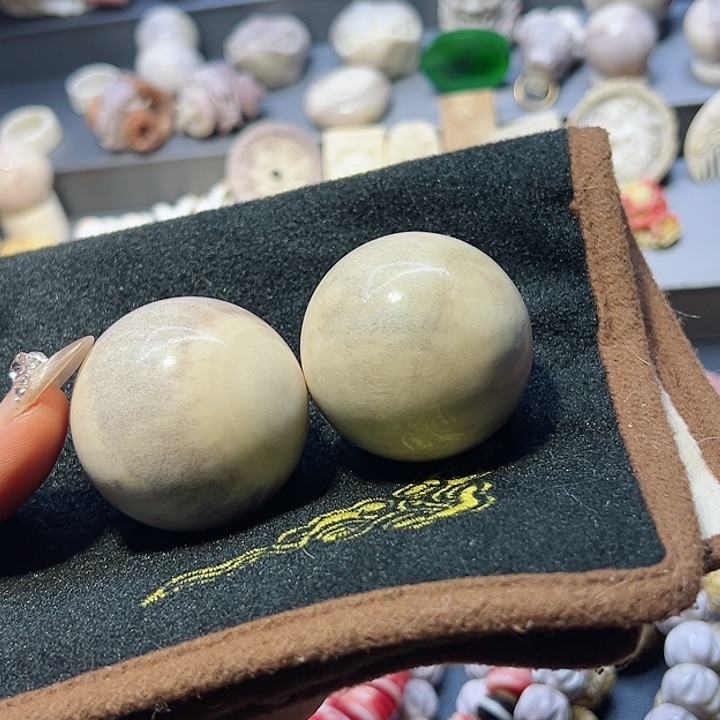 鹿骨把件鹿骨鹿角