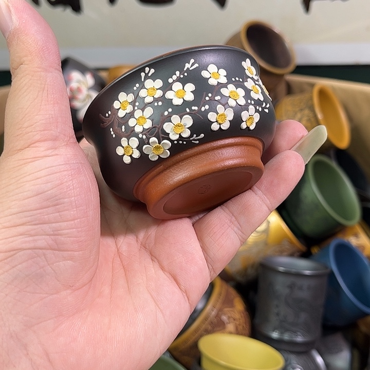 茶杯紫砂全手工紫砂主人杯