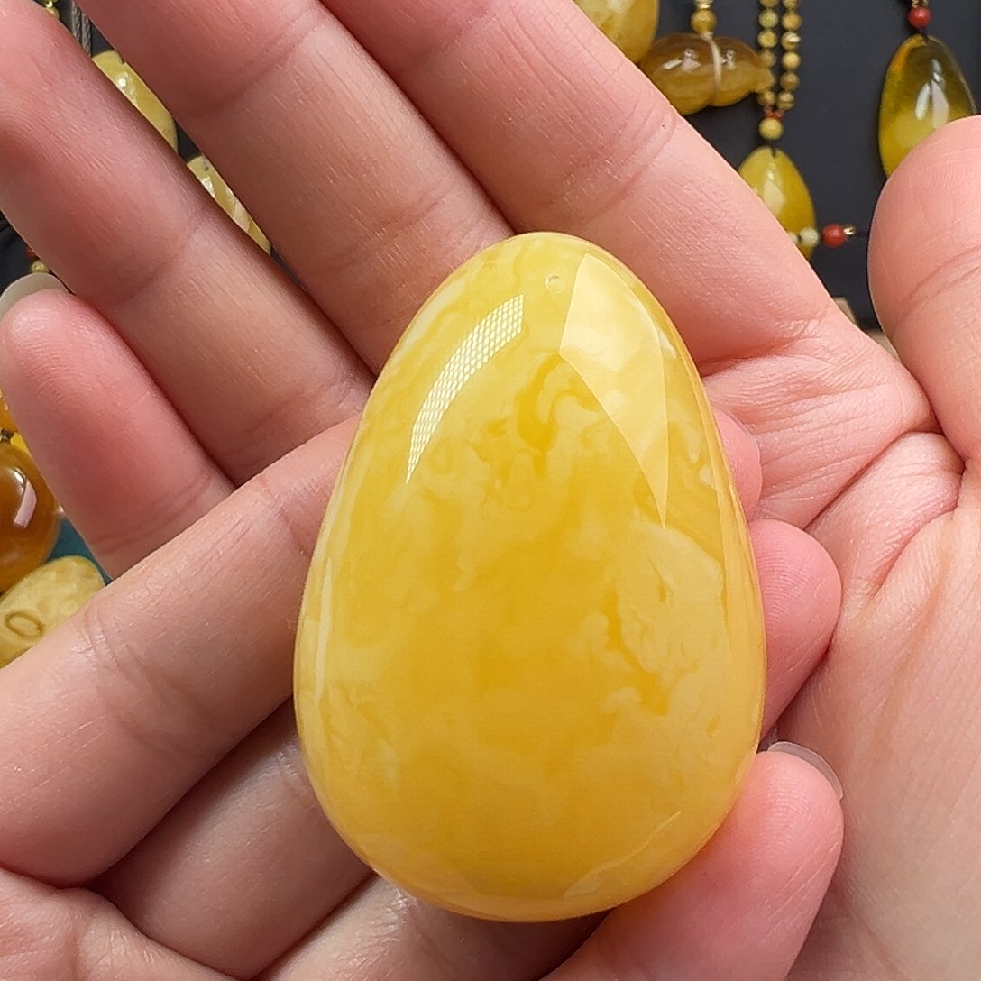 蜜蜡颈饰未镶嵌蜜蜡