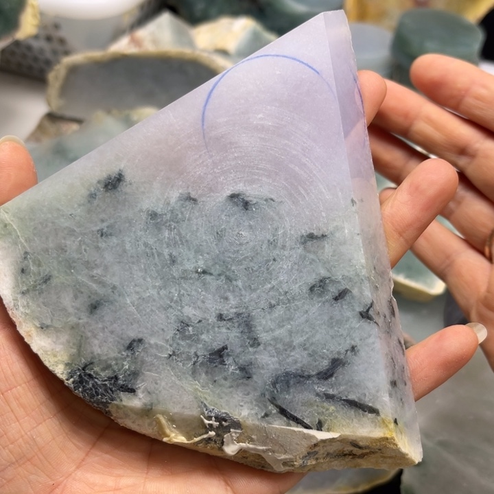 观***州翡翠散珠天然缅甸翡翠