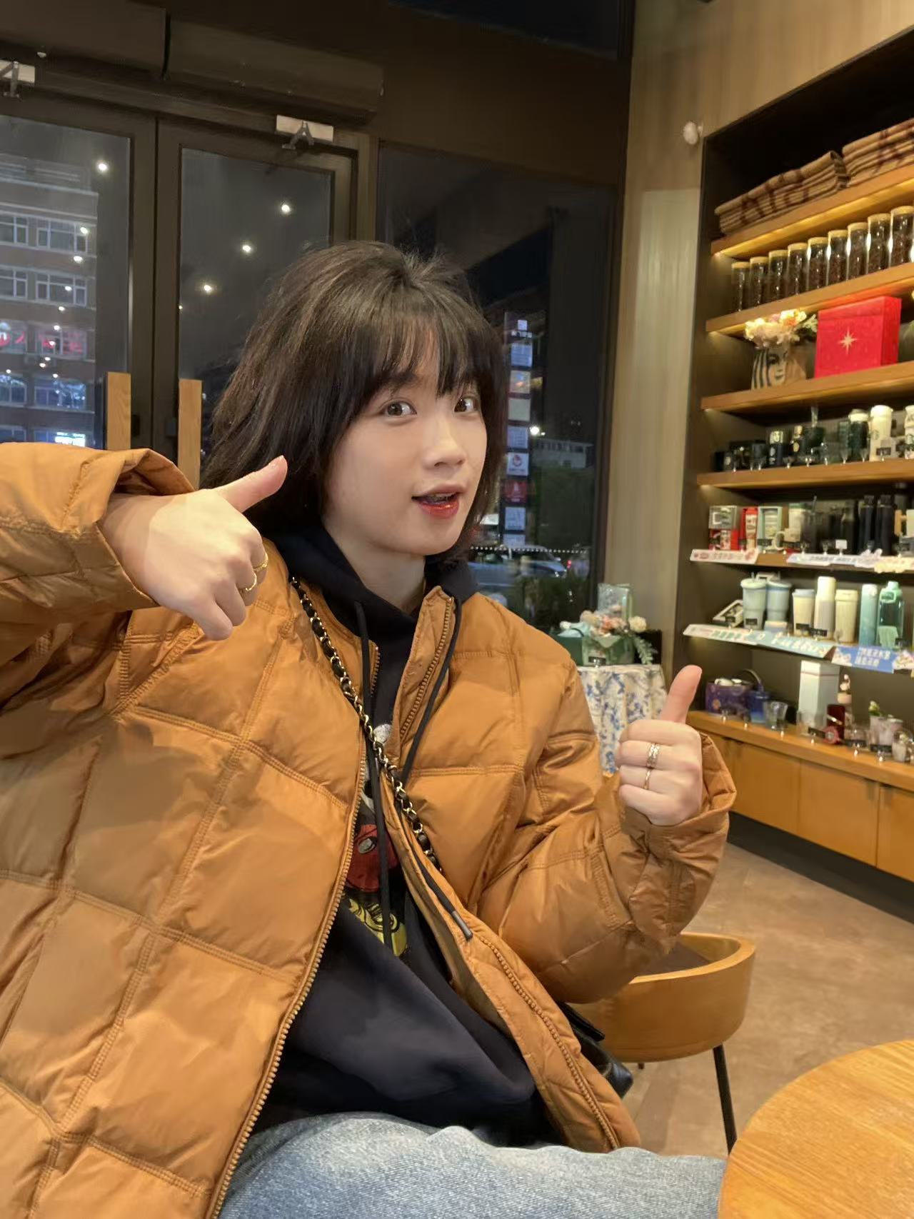  Sevbasks 七七家韩版 东大门薄款两色简约基础潮流秋冬羽绒服