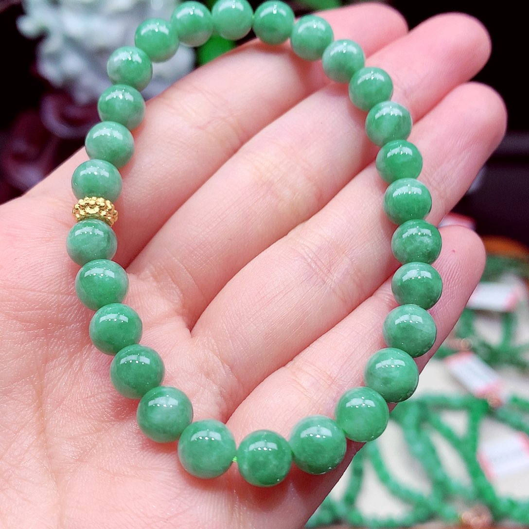 未镶嵌手链翡翠翡翠
