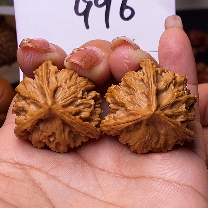 桃核吊坠三棱34有修s