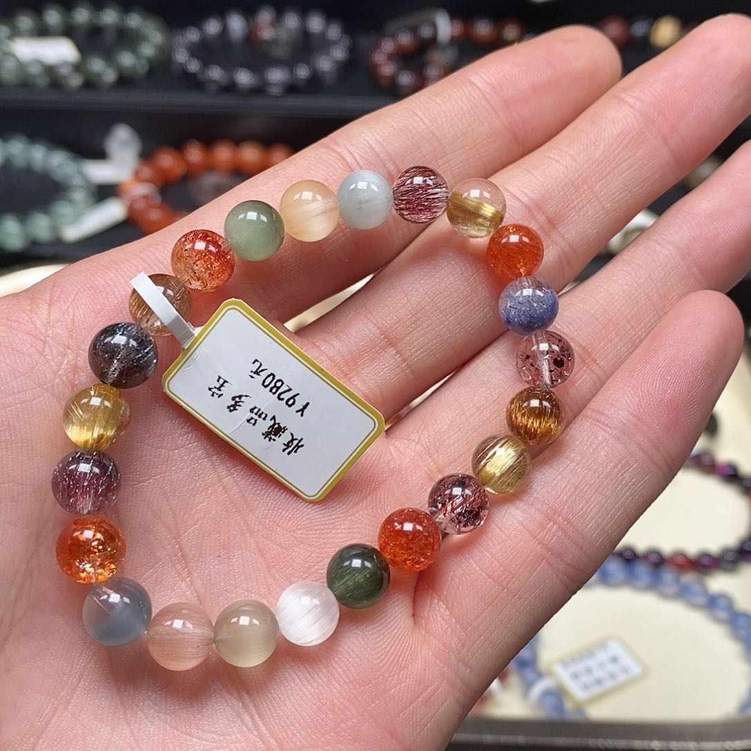 水晶手串未镶嵌手串7.8