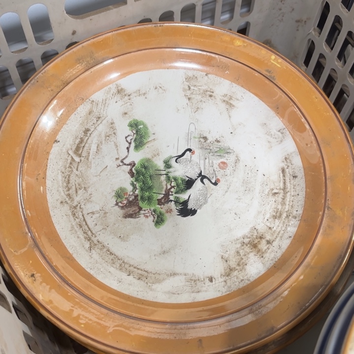 @***头有机玻璃盘子四个