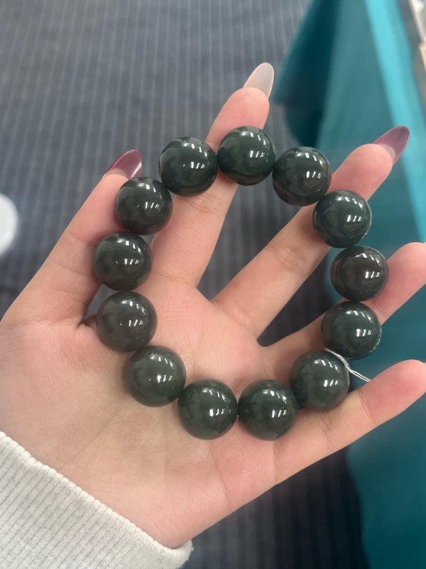 纯天然新疆和田玉手串