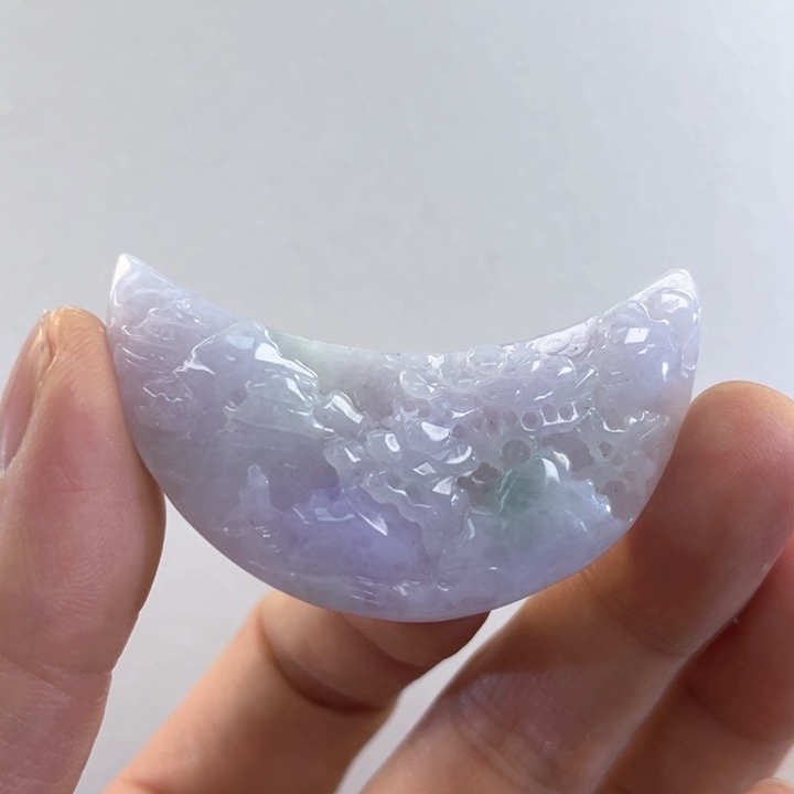 翡翠吊坠(赠链)未镶嵌代编织