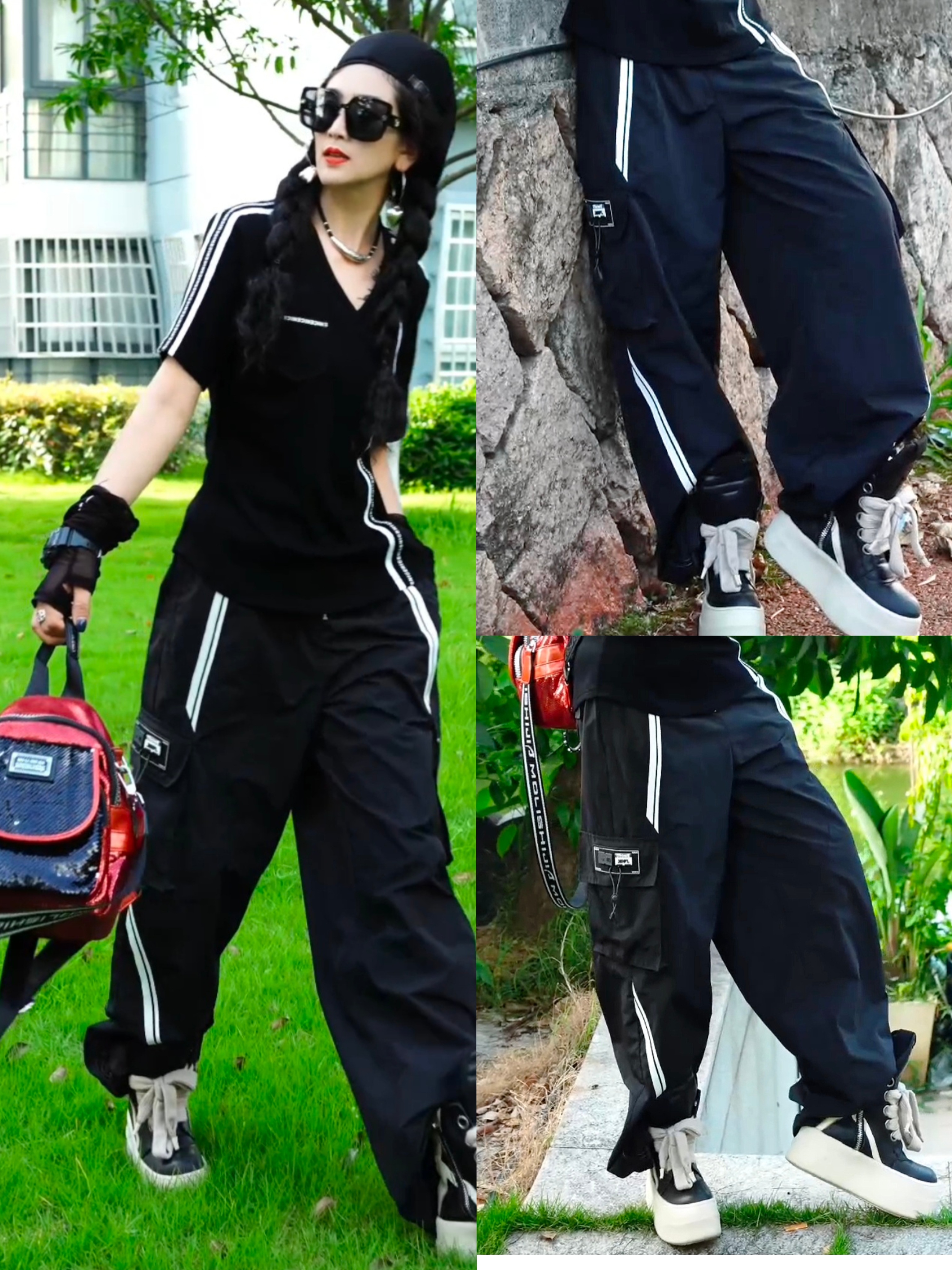 潮牌欧货新款夏季速干裤子6025款百搭时尚