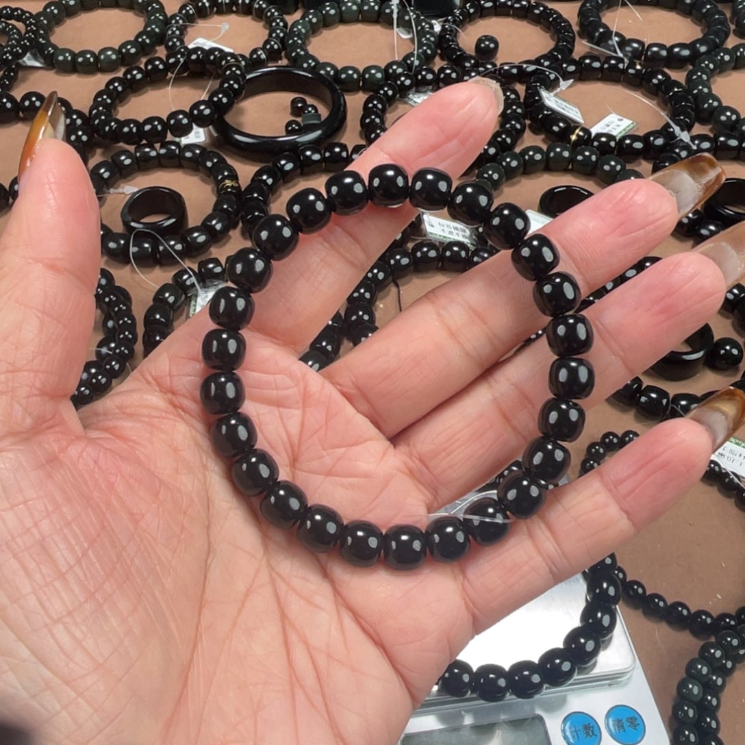 O***K和田玉未镶嵌手串8