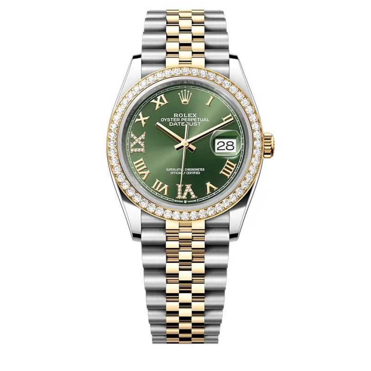 99新 Rolex/劳力士 日志型m126283rbr-0011 原钻间金36盘20年全套