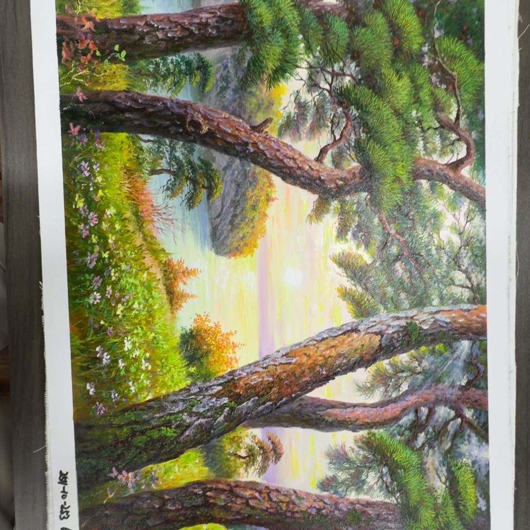 油画加油加油努力加油努力