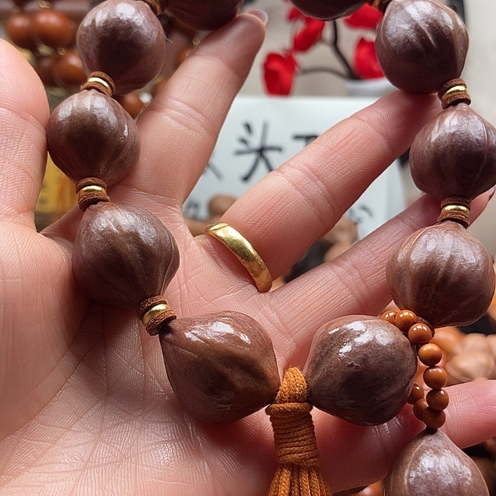 橄榄核手串/手链紫气东来20