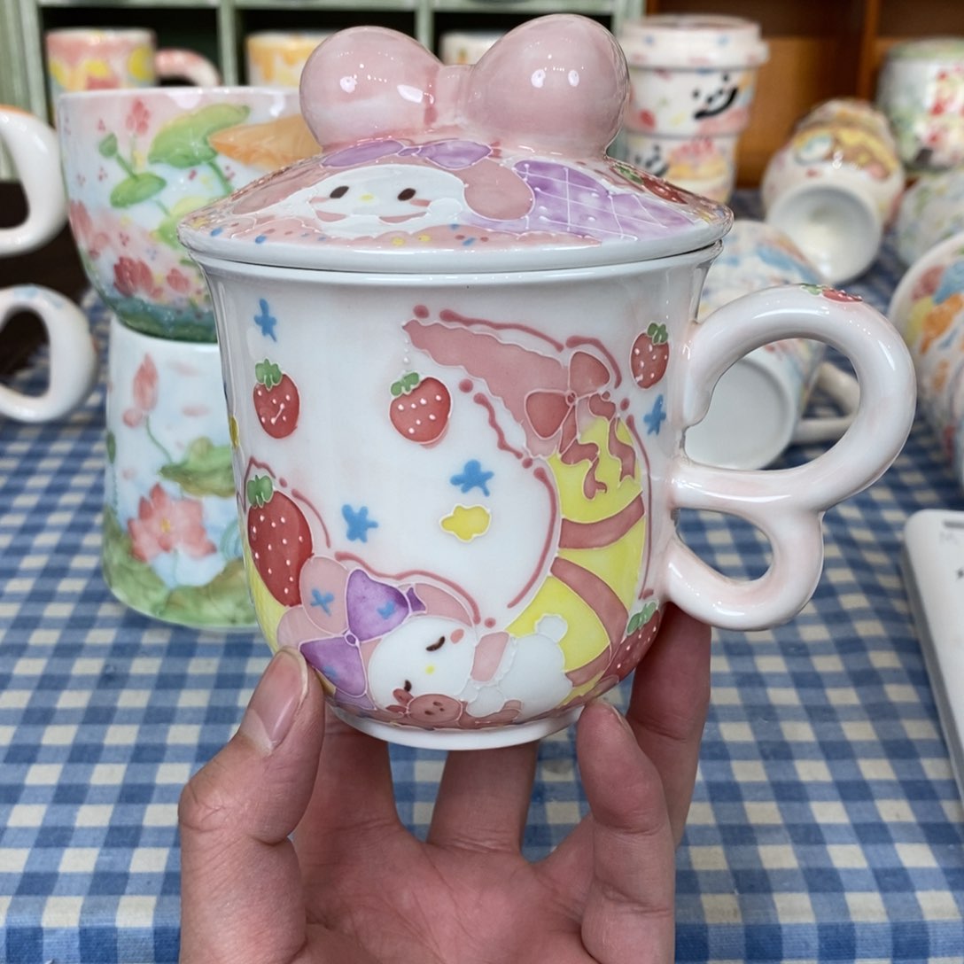 瓷片猫*糕美乐蒂马克杯微瑕