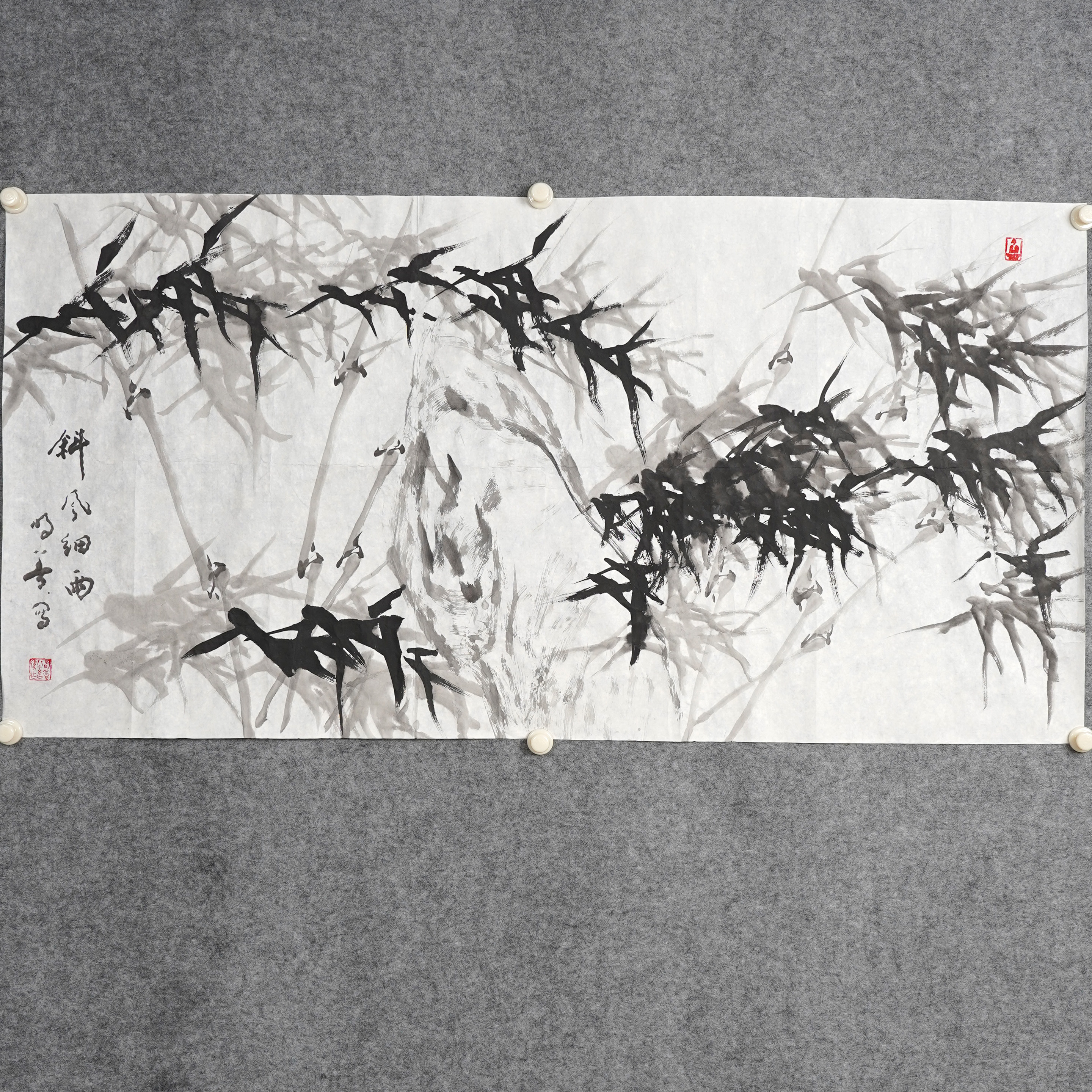 钟明善《斜风细雨》约8.4平尺