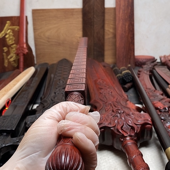 紫檀木木木80长打神鞭