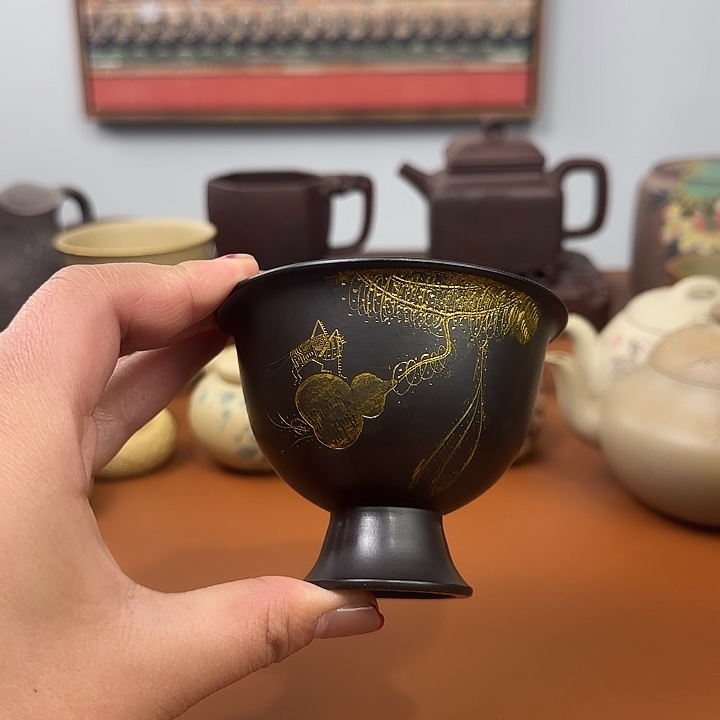 宜兴紫砂微瑕主人杯