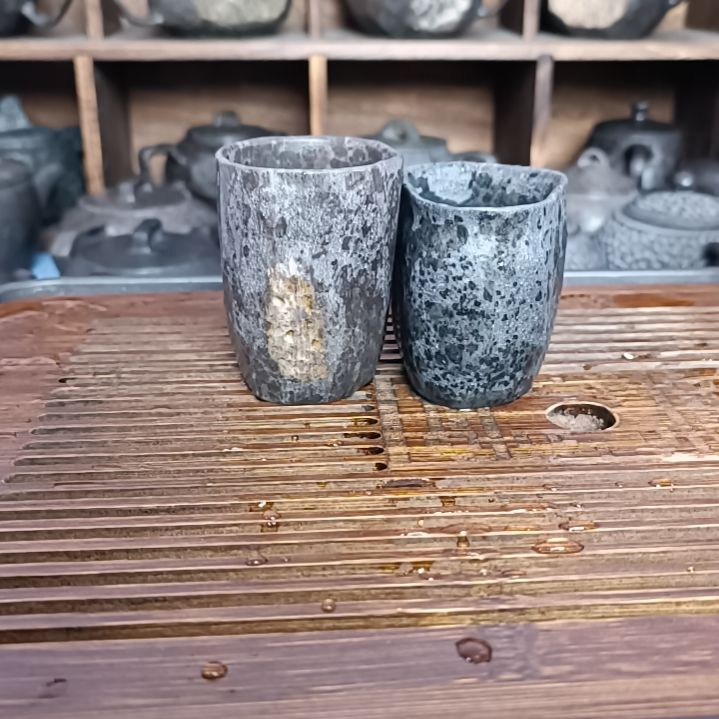 @***@手工雕刻豹纹随行杯2个