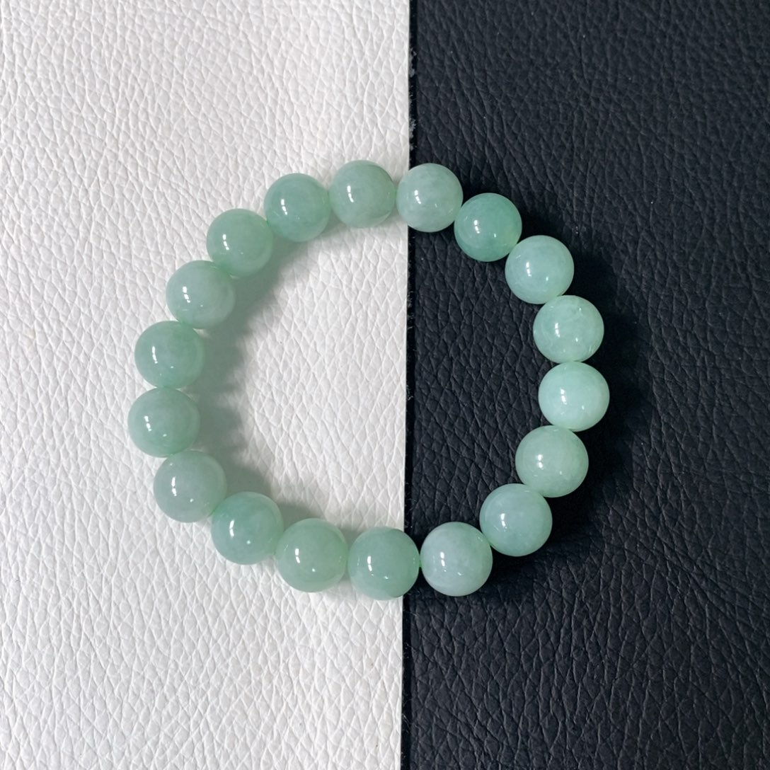 翡翠手串未镶嵌卡 10+