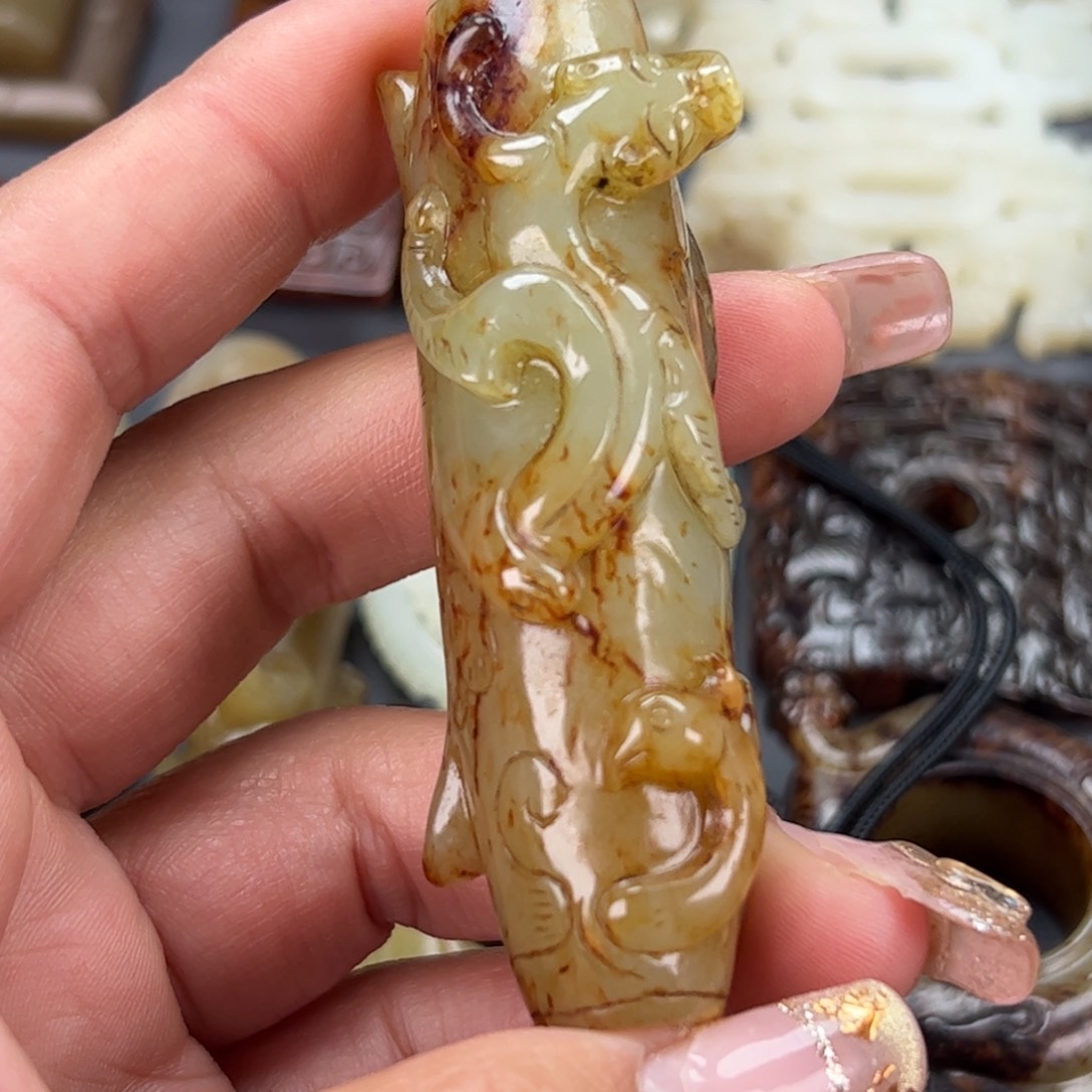 和田玉（糖玉）颈饰未镶嵌没*分