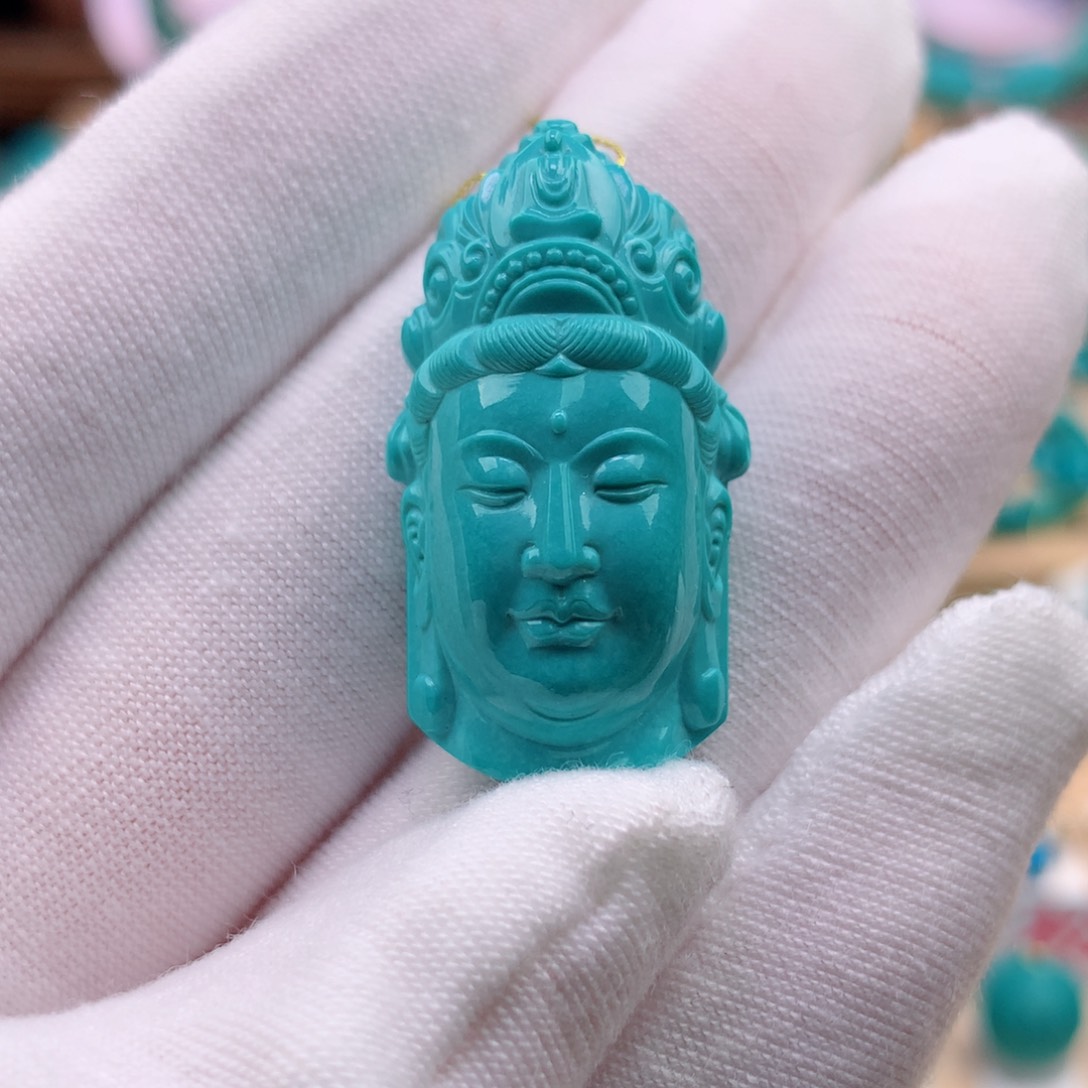 绿松石珠宝奇石未镶嵌