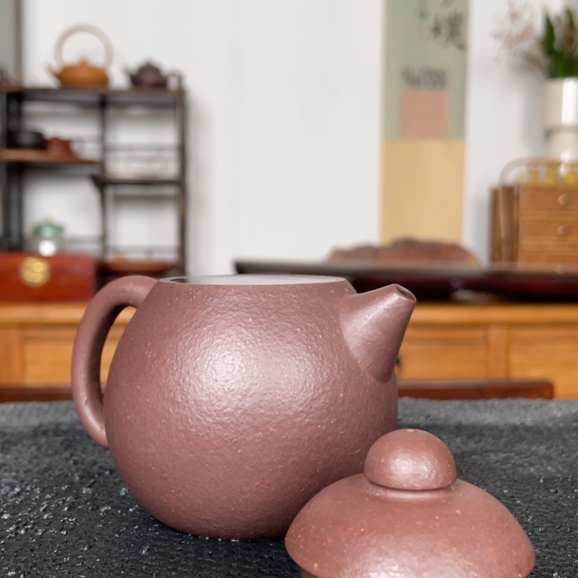 【闪购商品】茶壶紫砂澄*龙旦壶 天青泥