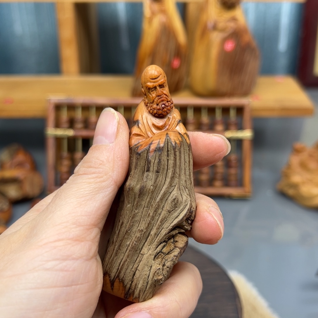 柏木崖柏木摆件手把件43