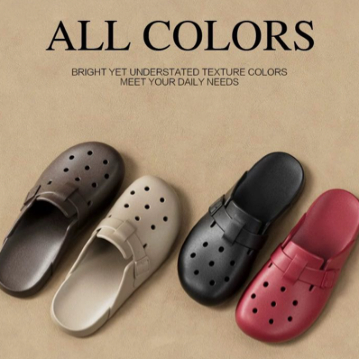 新款百搭勃肯鞋防滑洞洞鞋