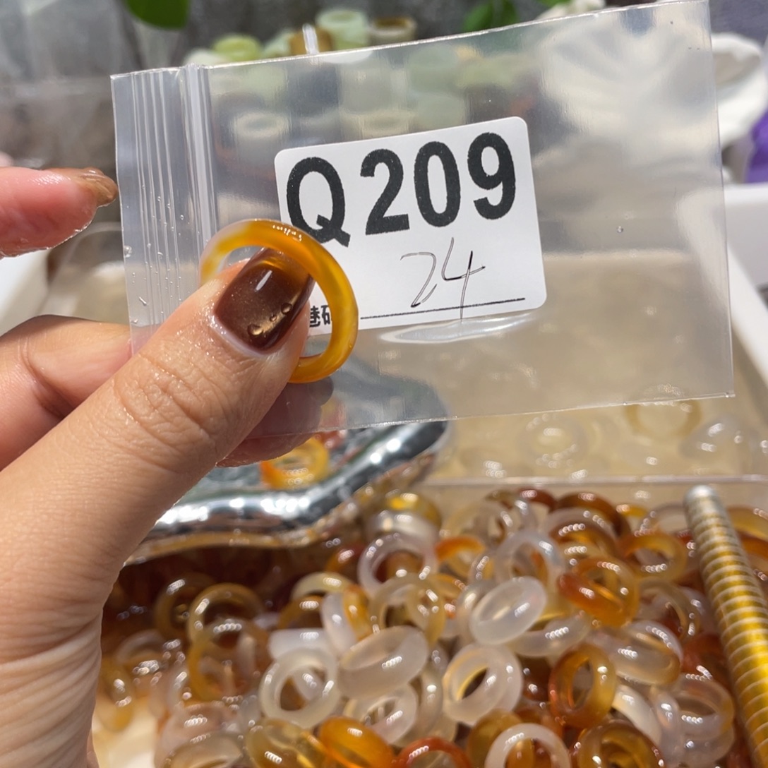 玛瑙/玉髓未镶嵌戒指209