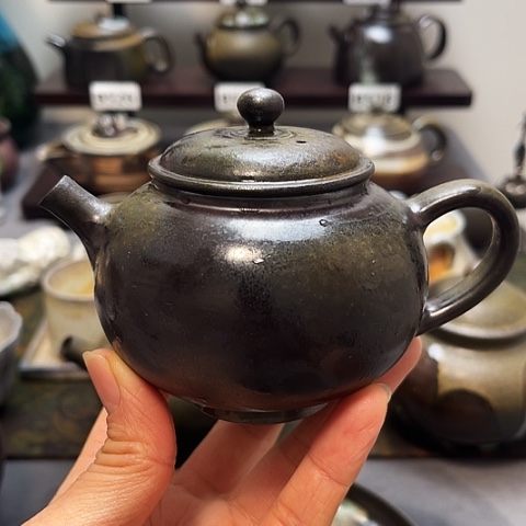 乡***军盖碗景德柴烧茶具-纯手工茶具